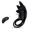 Männliche Fernbedienung vibrierenden Schwanz Penis Ring Vibrator Klitoris g Punkt Stimulator Verzögerung Ejakulation Hodensack Massage Sexspielzeug für Paar