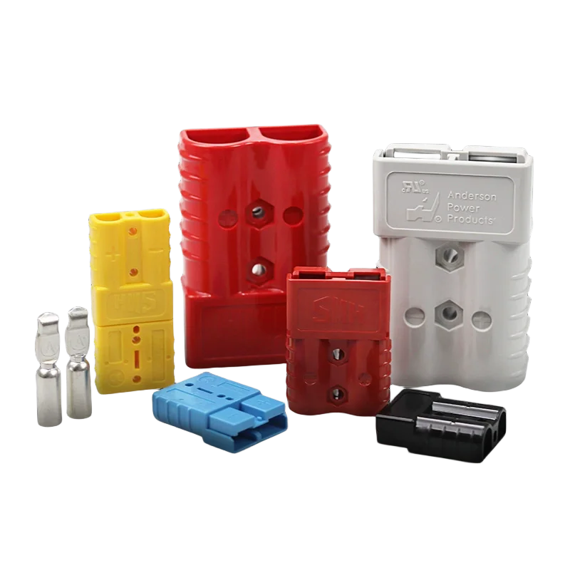 Anderson Type Plug 50A 120A 175A 350A Battery Charging Fast Connector 600V DC Power Tool Solar Caravan Socket Adapter Accessor