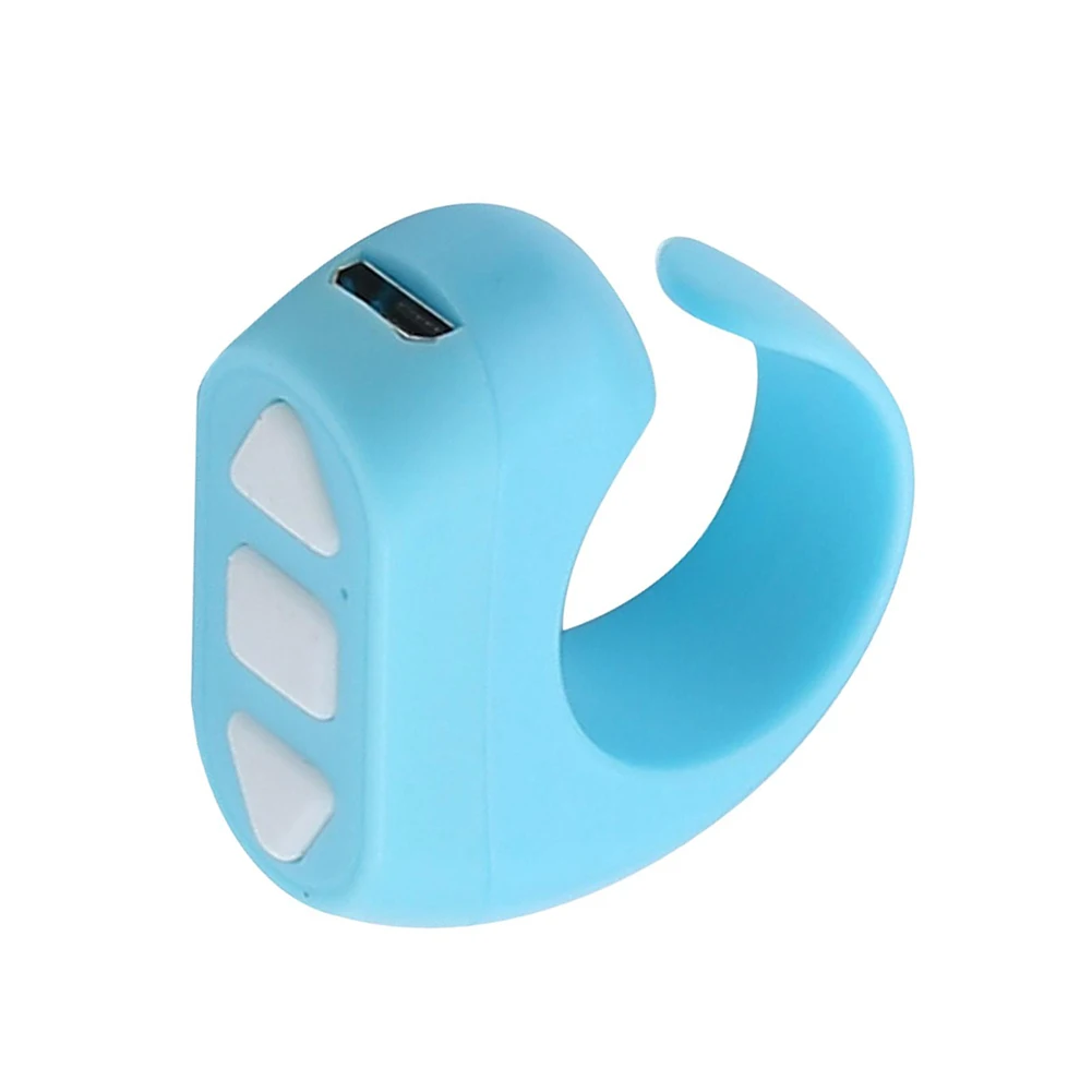 Description Picture 5 of itemRechargeable Wireless Bluetooth Shutter Release Button Mini Fingertip Ring Remote Control Phone Selfie Controller Self-Timer New