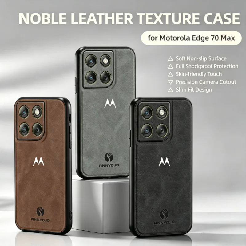 Luxury Retro Skin Feel PU Leather Magnetic Shockproof Protection Case