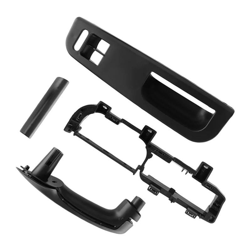 

Черная ручка для межкомнатной двери из АБС-пластика, кронштейн для захвата окон, переключатель, панель управления, панель управления, ободок, крышка, комплект 1J4867180A, подходит для VW Golf Bora LHD