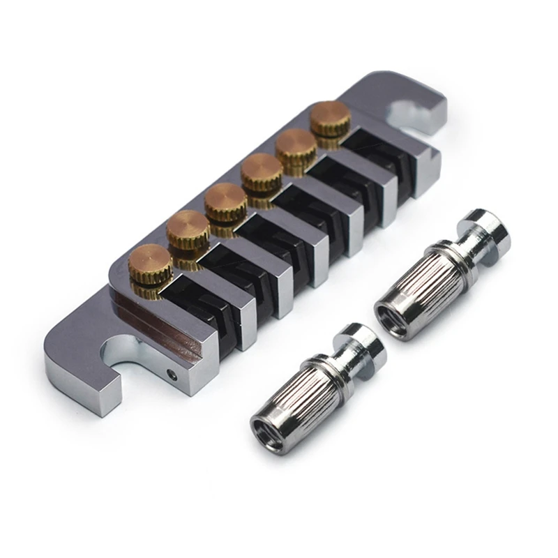 

Guitar Bridge Tailpiece - Vintage TP 6 70'S Bridge Fit For LP Les Paul 6 With Studs And Insert Replacement Parts