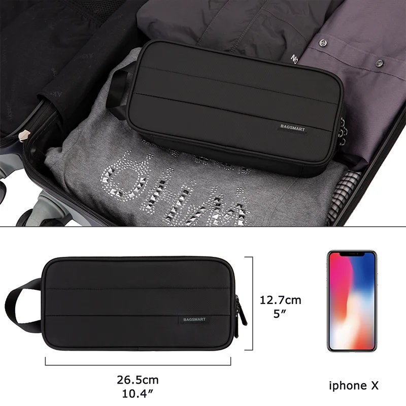 Bagsmart Cabo de Armazenamento Multi-função Bolsa de Armazenamento Digital Ipad Fone de Ouvido Carga Organizador de Negócios Gadget Viagem Bolsa Digital - Imagem 5