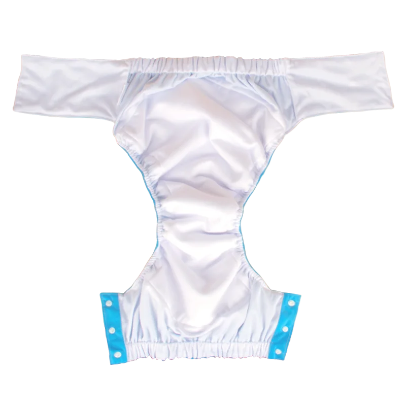 4PCS Adult Diapers with Insert Patients Elderly Washable Double opening Cloth Diaper Incontinence Solid Underwear Pants New 4
