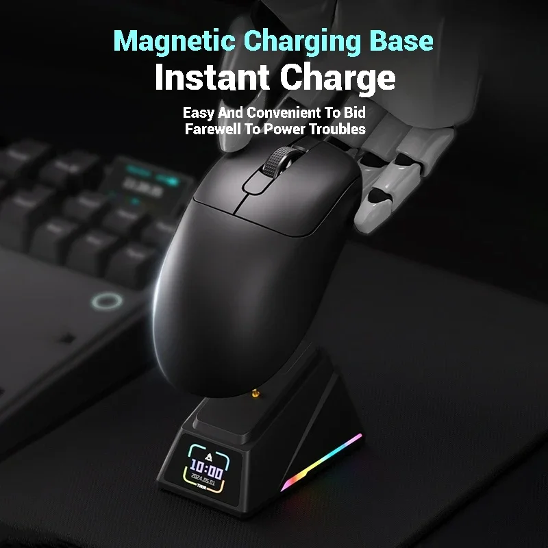 AJ179 Apex Wireless Mouse AJAZZ 58g Long Battery Life Multi-mode Bluetooth 2.4g PC MAC Gaming Office,wireless mouse,gaming mouse,wireless gaming mouse