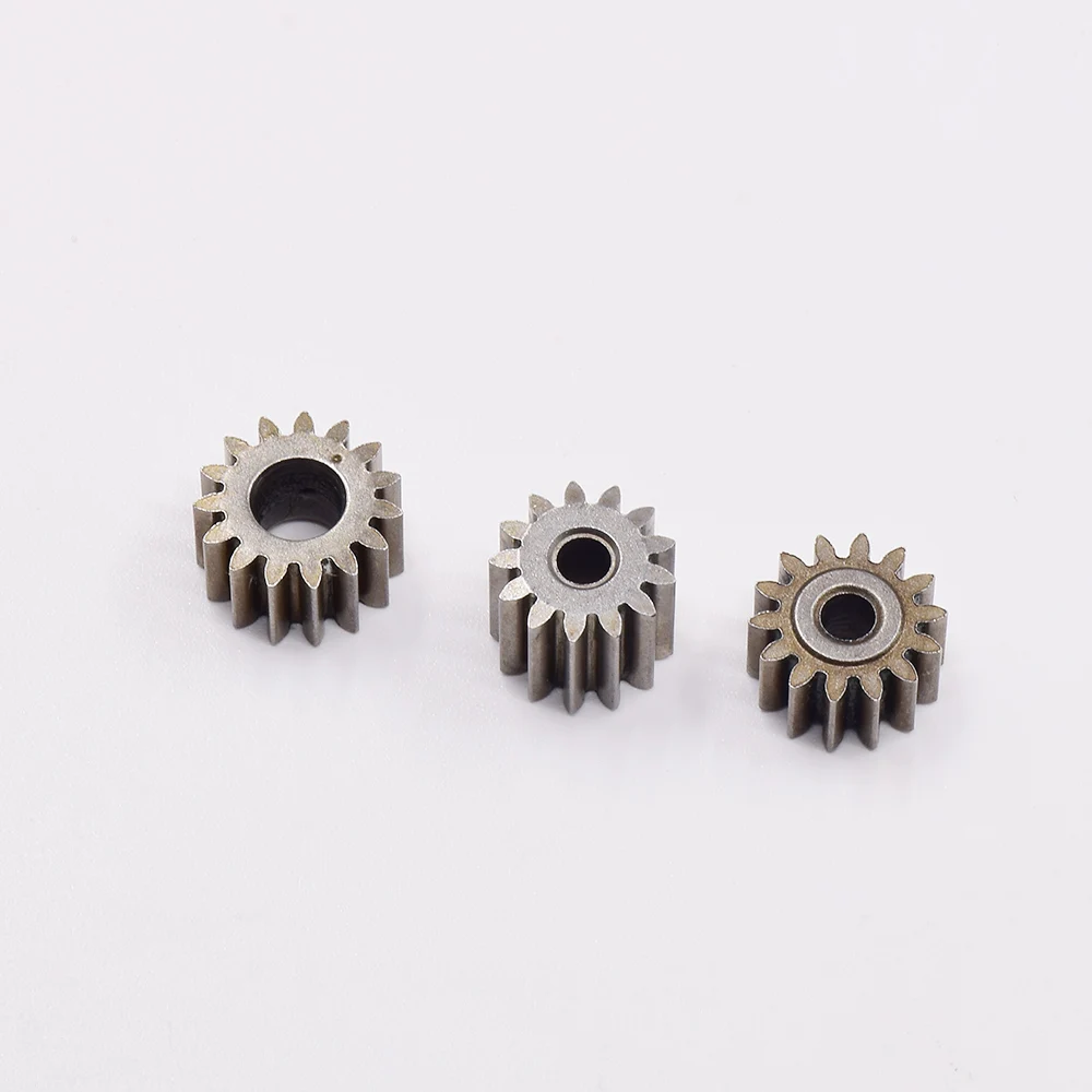 Motor Gear Transmission Gear 13T-15T Teeth Metal Steel Gear for Electric Cordless Drill Tool Saw Gearbox RS-775/755/735 Motor 3mm/5mm Shaft