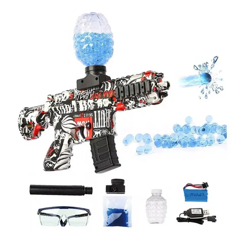 

M416 Gel Ball Toy Gun. Automatic Repeater Shooting Crystal Ball Gun Weapon Boys Outdoor CS Shooting Game Props