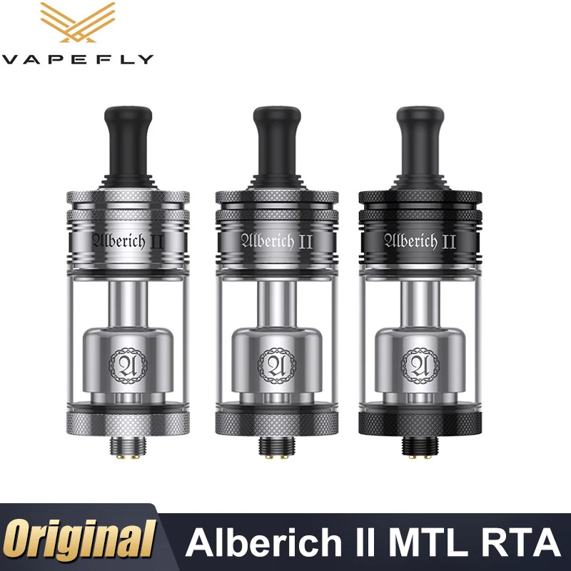 OriginalVapeflyAlberichIIMTLRTATank4mlVape6AirflowPins