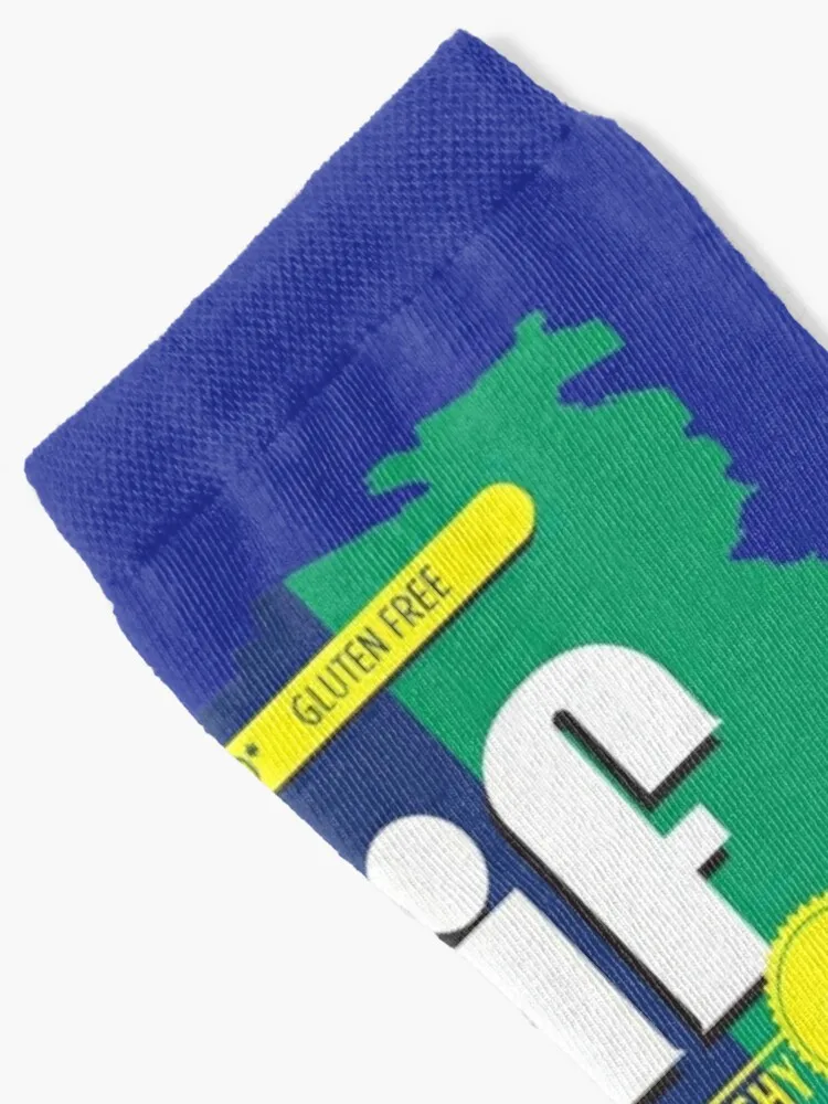 Jif Crunchy Peanut Butter design Socks warm winter designer snow Men Socks Women's