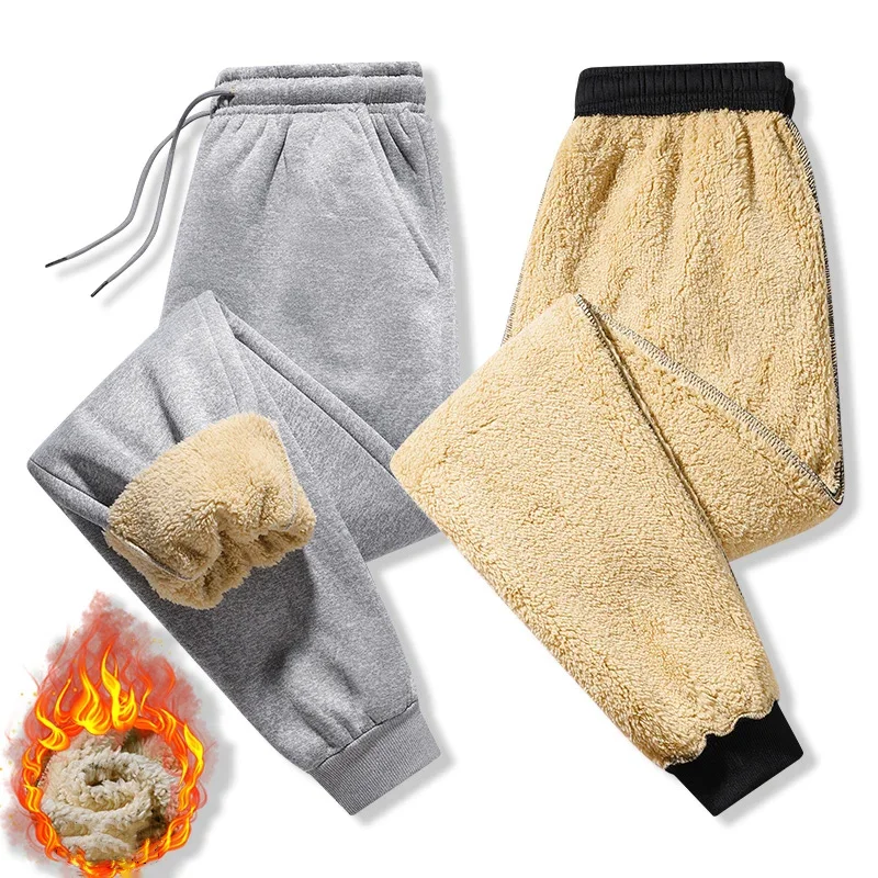 

New Men Winter Warm Pants Men Thicken Sweatpants Mens Casual Fleece Sports Pants Autumn Fashion Brand Joggers Trousers Male Hots