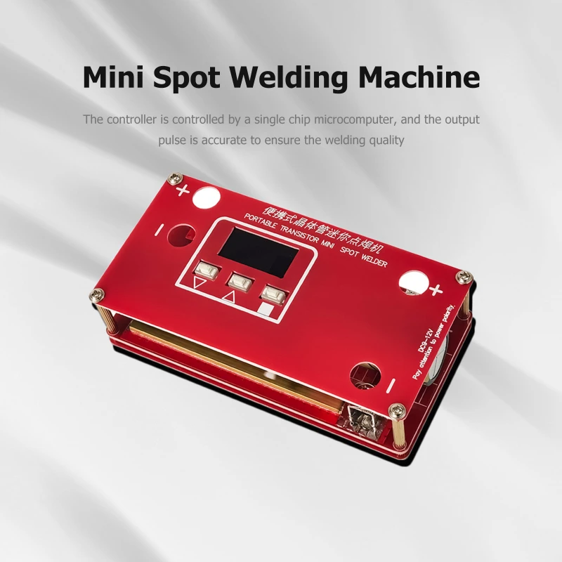 Transistor Mini Spot Welding Machine LCD Display Screen Portable Spot Welder 18650 Lithium Battery Circuit Board 12V Automobile laser engraver honeycomb working table steel panel board platform for tts laser machine clean cutting work 500x500mm