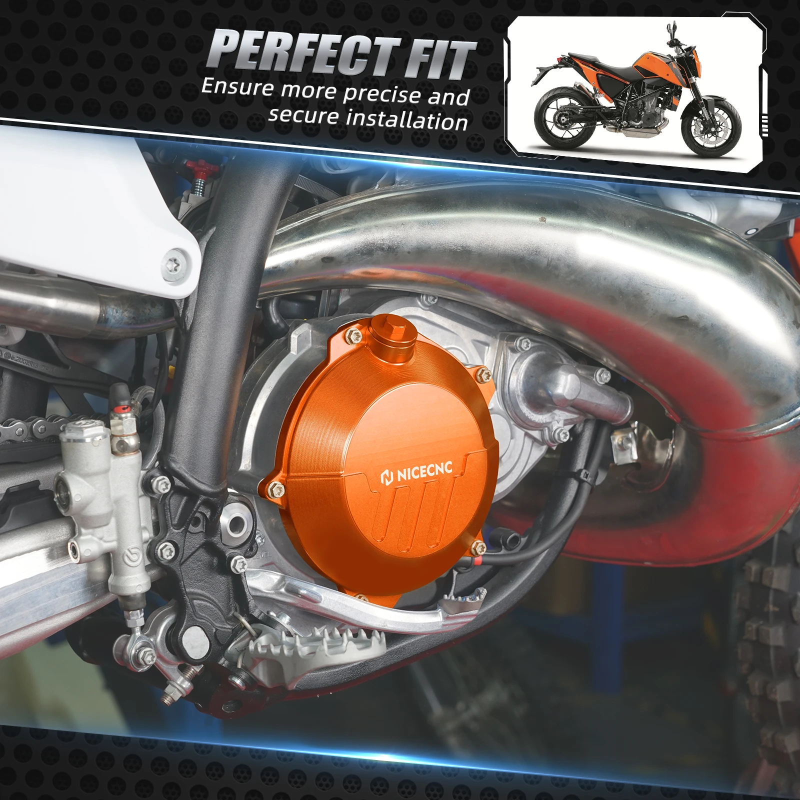 For 2024 KTM EXC 300 250 XCW Reinforced Clutch Cover Guard