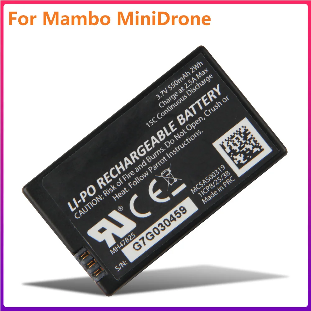 Batteria Originale Per Parrot Maldo Minidrone Salto Sumo Rolling Spider Batteria Autentica 550Mah