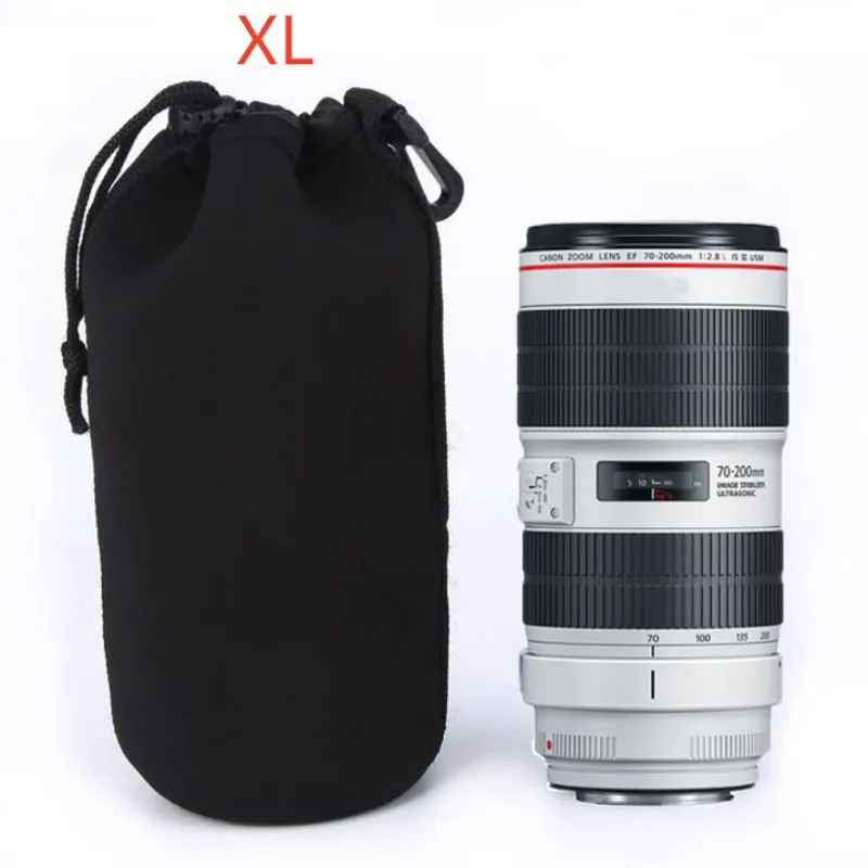 Waterproof Neoprene Soft Camera Lens Pouch Bag - Various Sizes