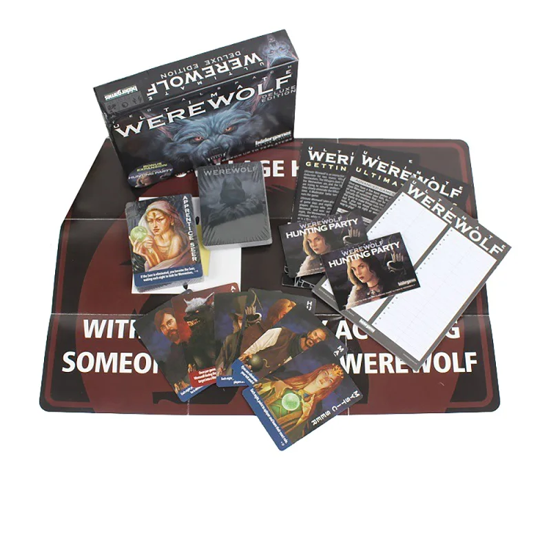 1Set New One Night Ultimate Werewolf Board Game Playing Cards Gifts Party  Toys Cards Used For Family Gatherings - AliExpress