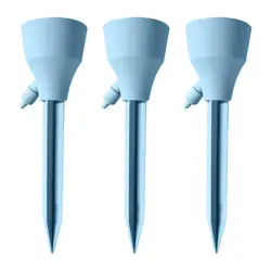 Self - Watering Plant Spikes with Adjustable Flow - 3 - Pack for Effortless Garden and Home Plant Care (C)
