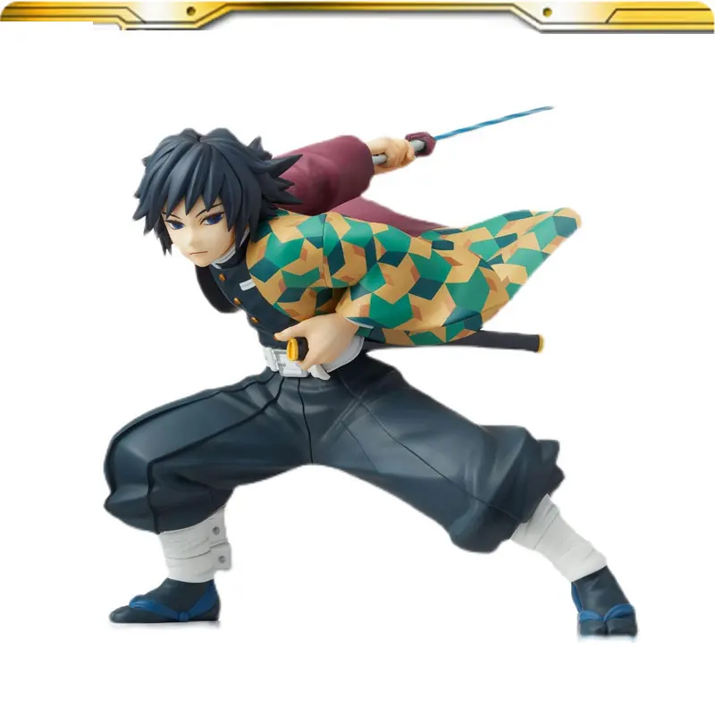 

Аниме Demon Slayer Kimetsu No Yaiba фигурка Tomioka Giyuu ПВХ фигурка Коллекционная модель игрушки Детский подарок