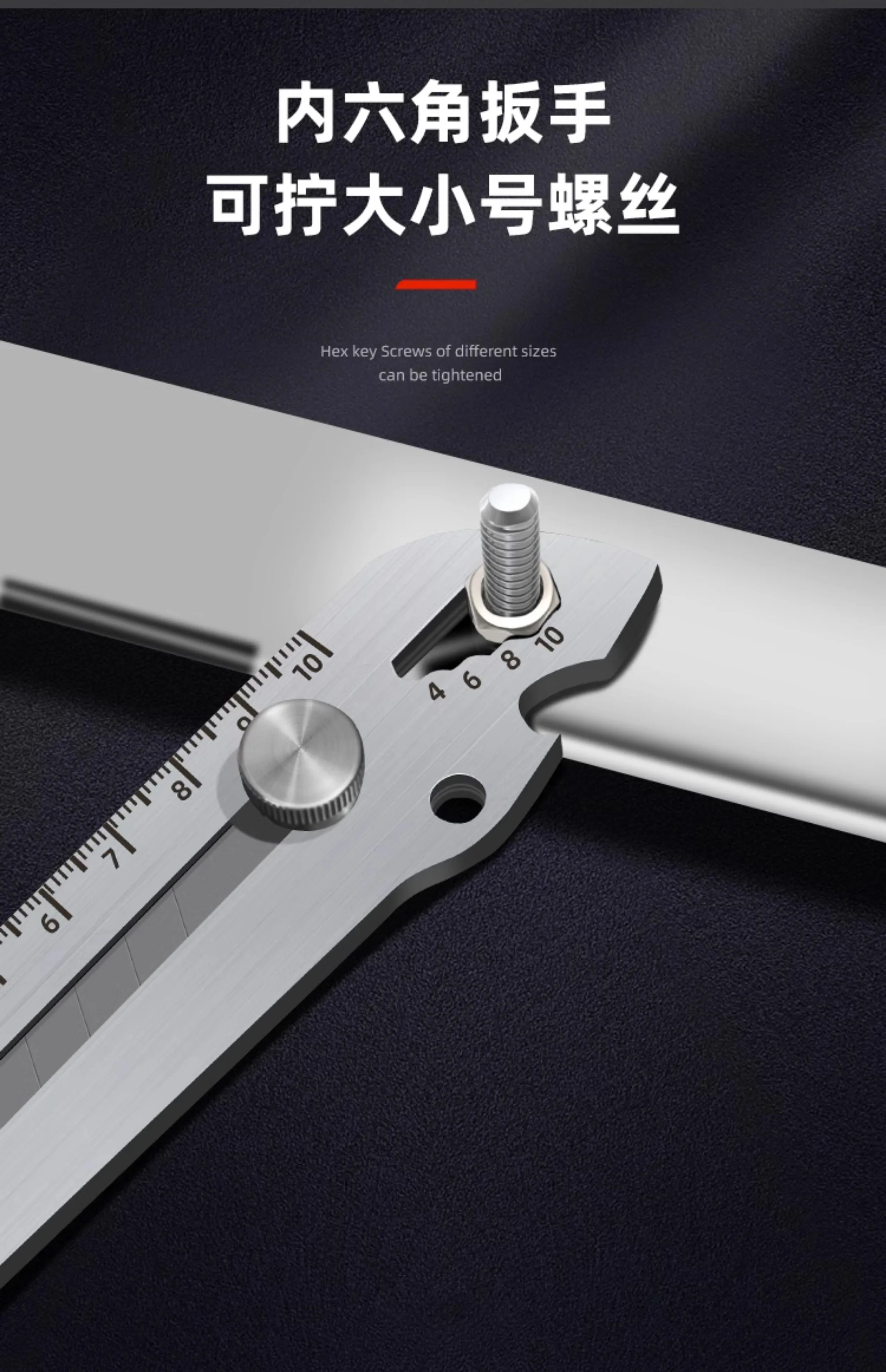 Aço inoxidável canivete retrátil, Multi-Function Box Cutter,