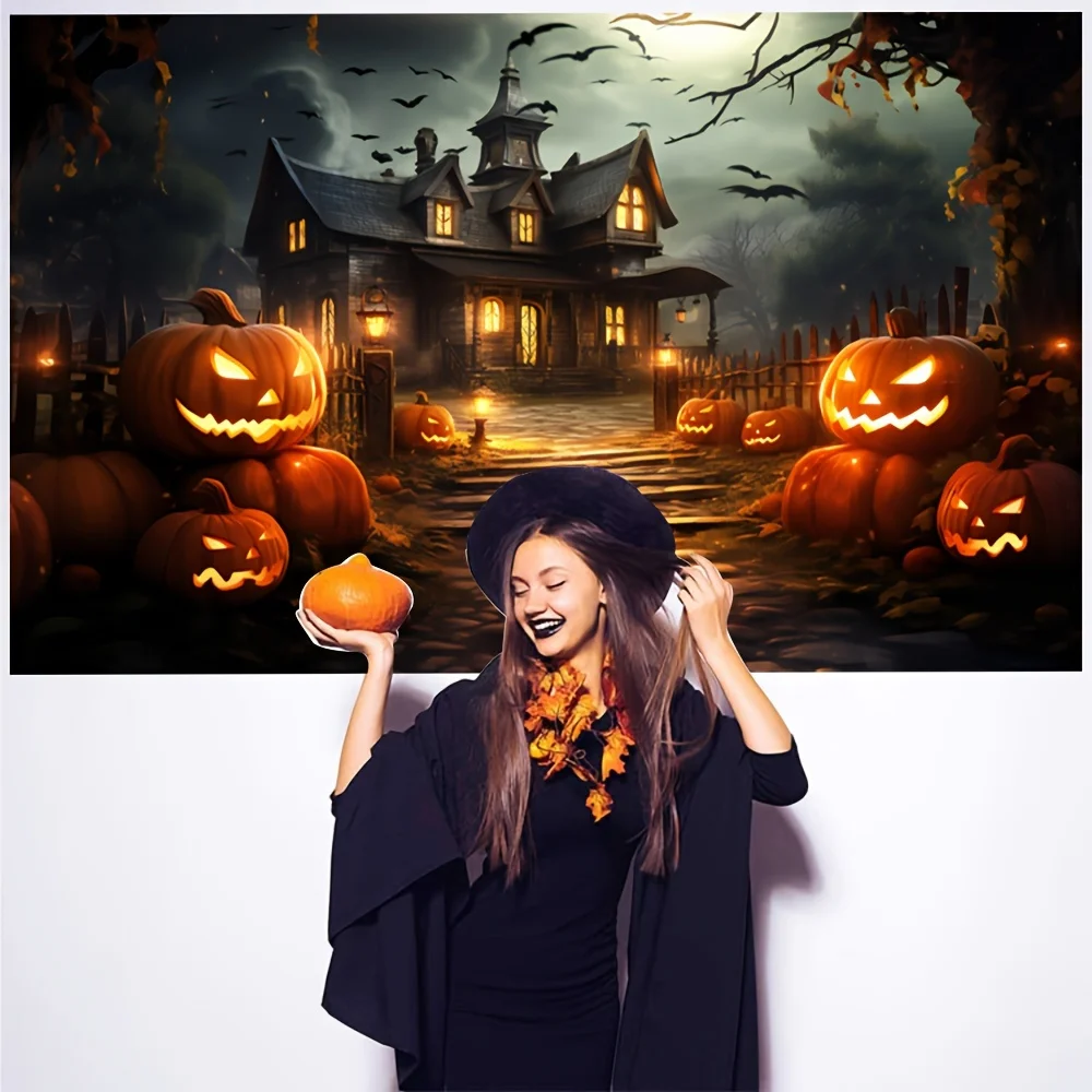 Party Supplies Halloween Party Decoration Photo Banner Photography Background Photo Props