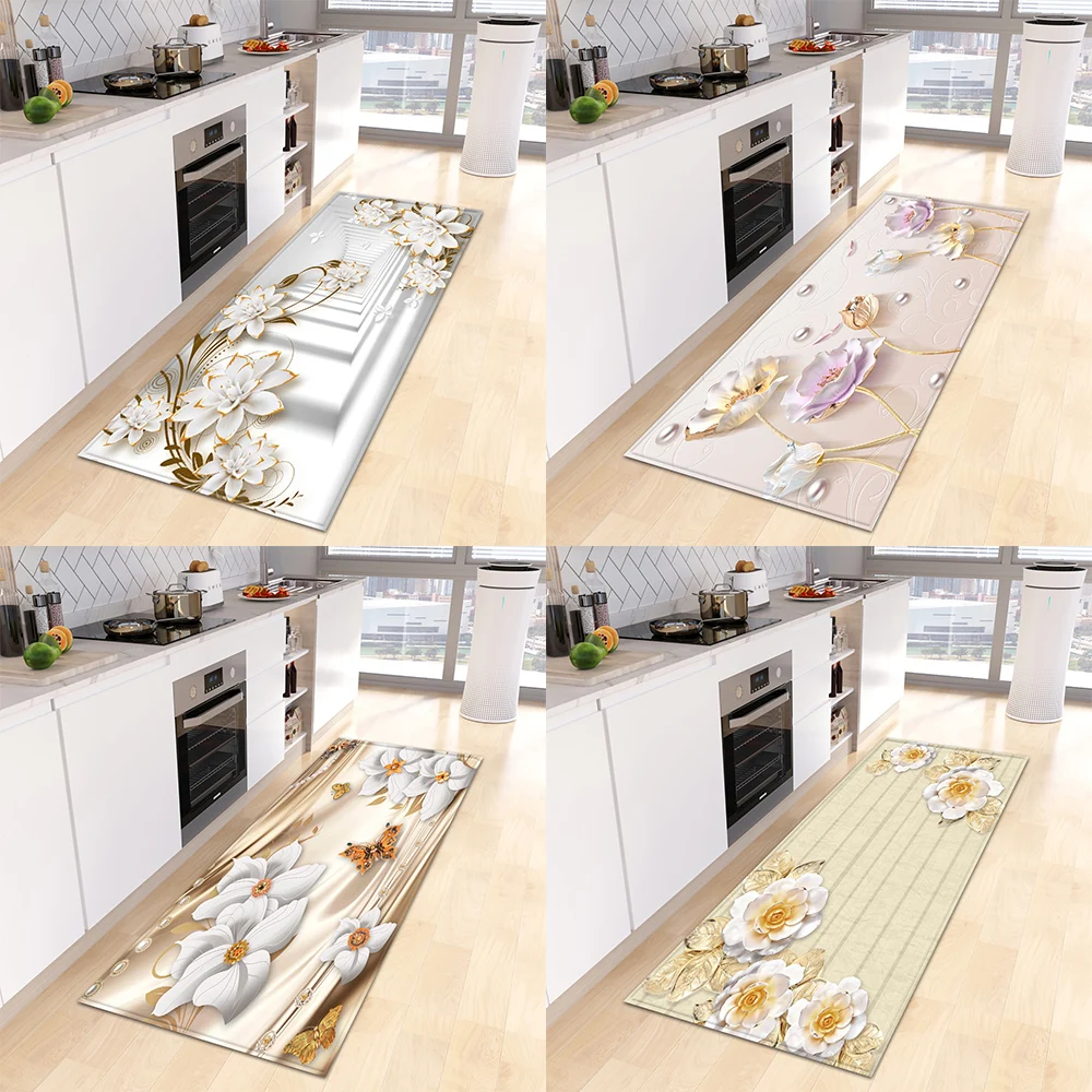

Kitchen carpet home corridor entrance door mat living room bedroom balcony bathroom floor decoration non-slip mats