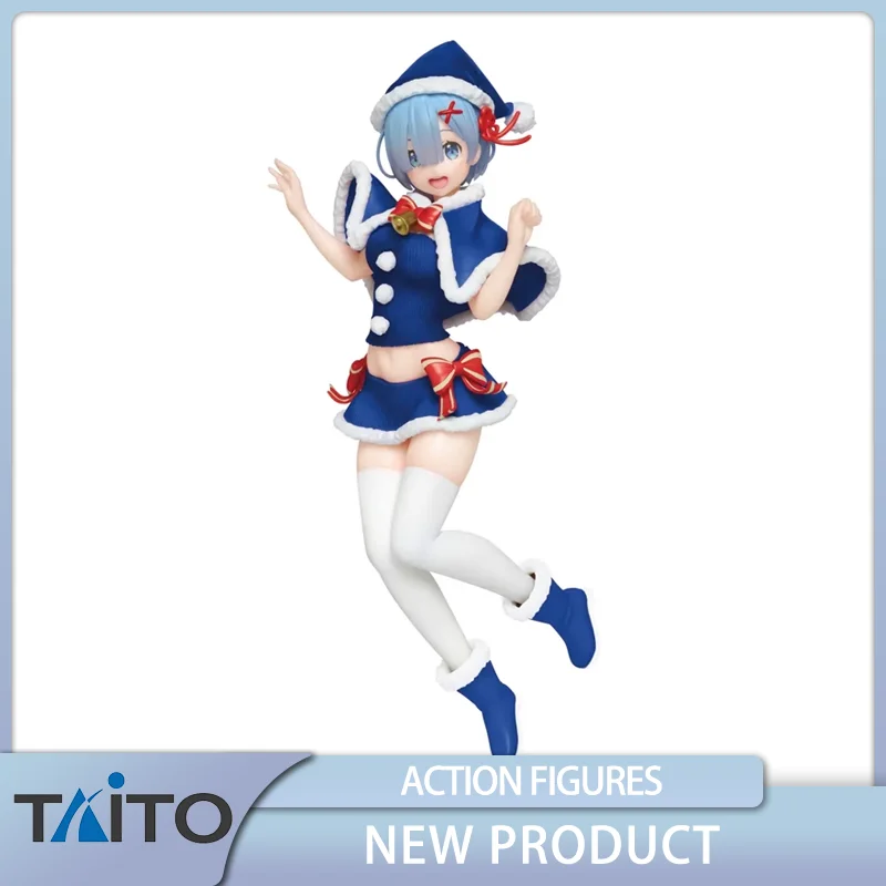 

TAITO Rem Christmas Attire Re:Life In A Different World From Zero Rem Amusement Collectible Model Toys Children Birthday Gift