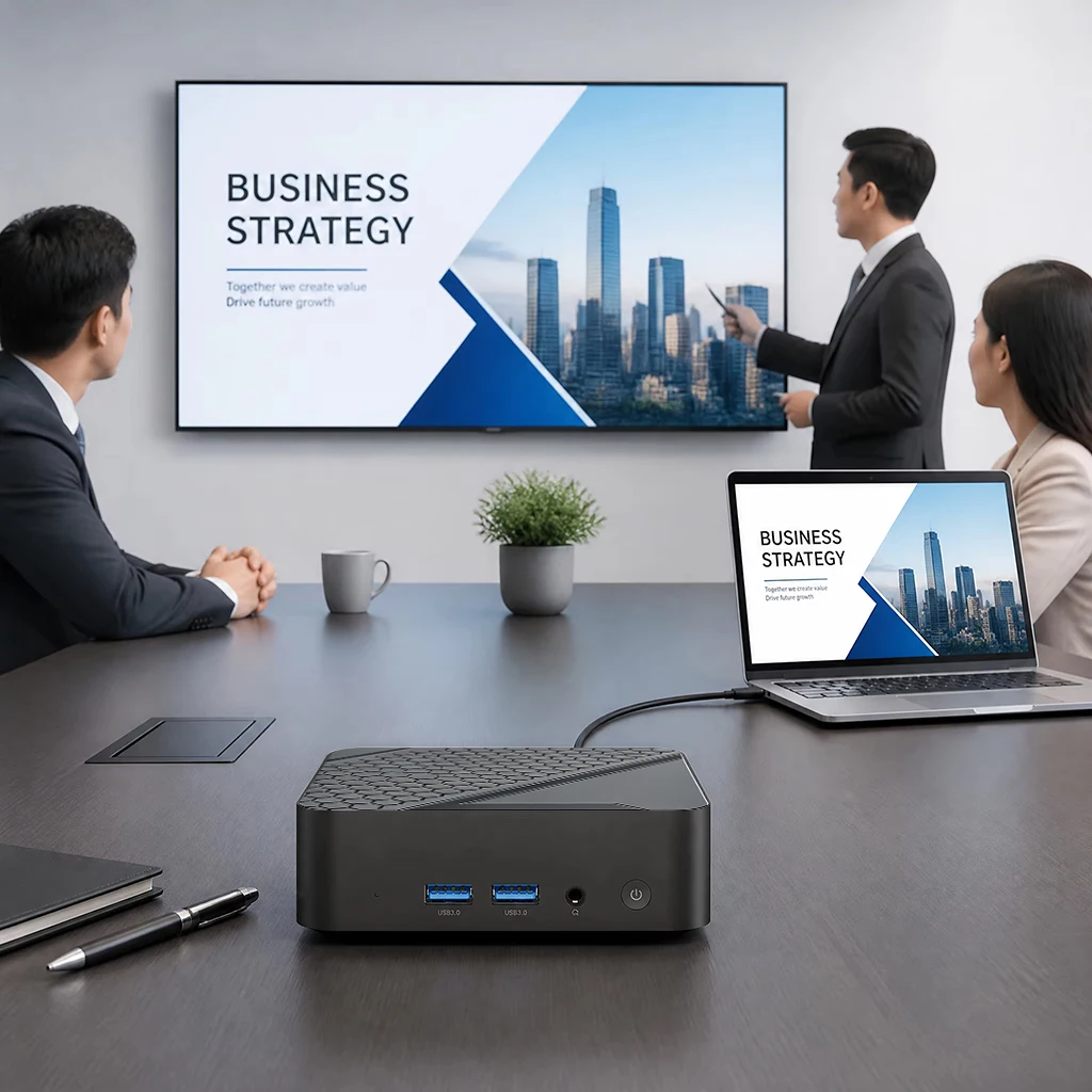 새로운 미니 PC 휴대용 인텔 N150 고성능 1TB/2TB SSD WiFi6 16GB 램 데스크탑 사무용 게이밍 PC