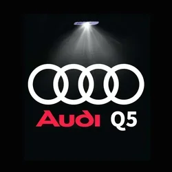 Premium LED Auto Door Welcome Light with HD Projector - 2PCS (AUDI Q5)