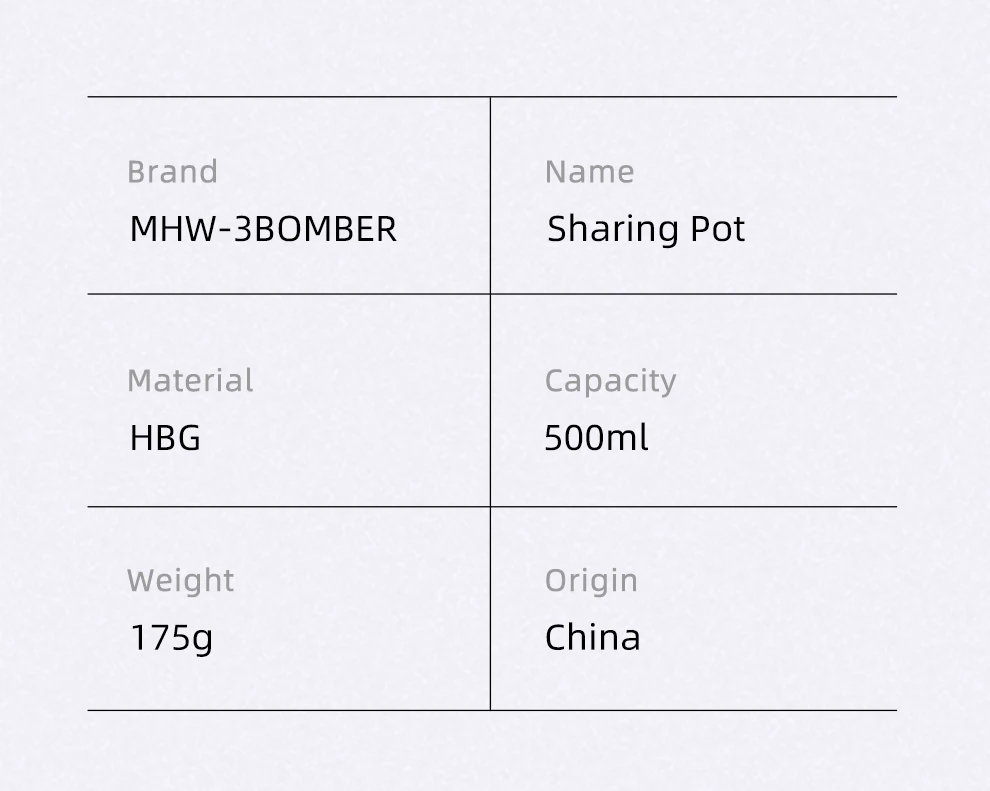 Description Picture 3 of itemMHW-3BOMBER Elf 500ml Coffee Server Glass Coffee Pot Espresso Dripper Pour Over Maker Brewer Pot Chic Home Coffee Accessories