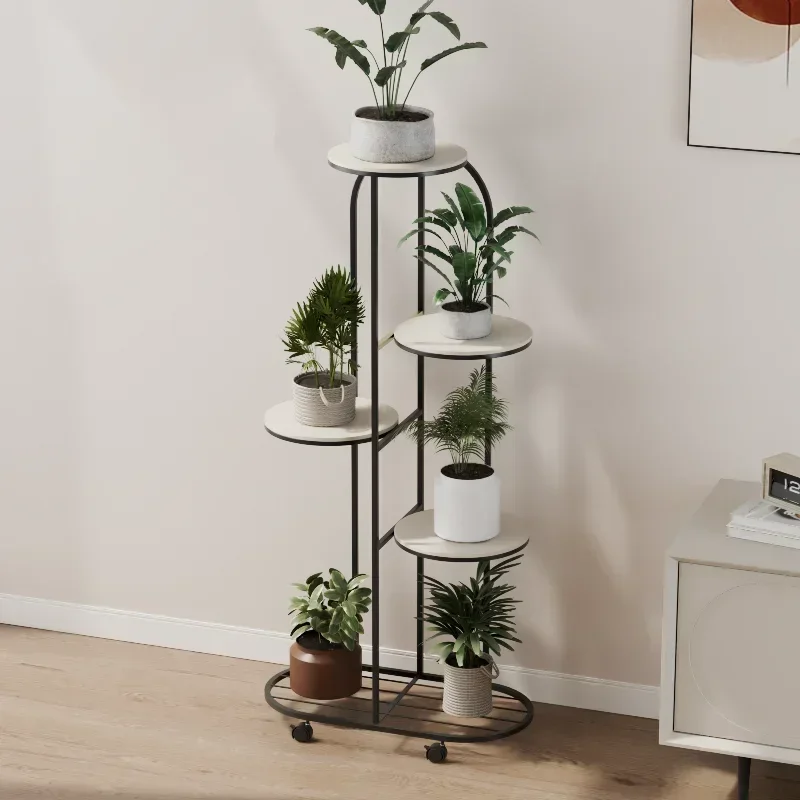 Simple Modern Stand for Flowers Interior Decor Plant Shelves Floor Multi-storey Flower Rack for Living Room Plants plant stand wooden flower shelf