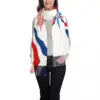 Personalized Printed Assyrian Suryoyo Flag Scarf Women Men Winter Fall Warm Scarves Syriac Aram Shawls Wraps 2