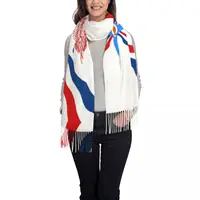 Personalized Printed Assyrian Suryoyo Flag Scarf Women Men Winter Fall Warm Scarves Syriac Aram Shawls Wraps 2