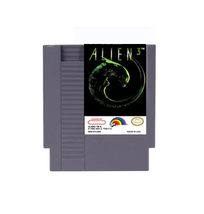 

8-битный игровой картридж Alien 3- 72 Pin для игровой консоли NES
