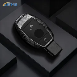 Premium ABS Carbon Fiber Car Key Case Cover - Sleek and Durable Automotive Accessory (2 buttons FCarbon)