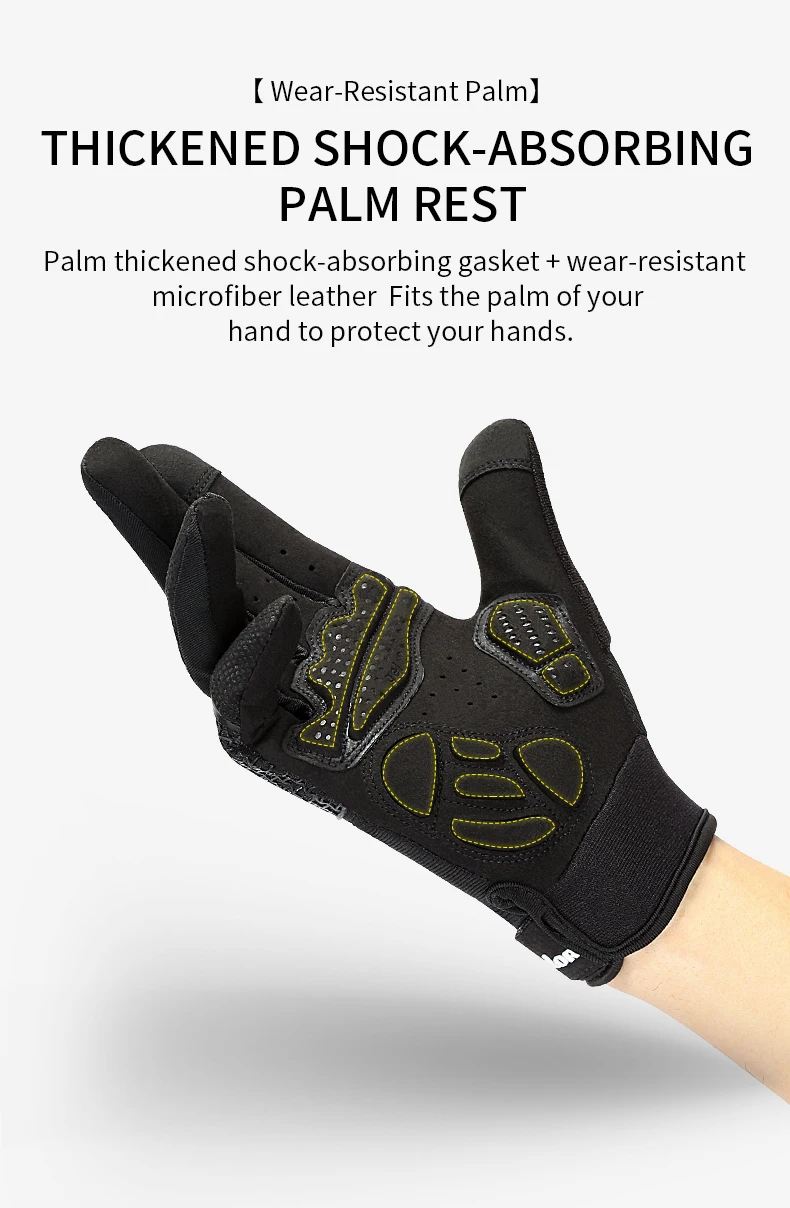 Sport Radfahren Handschuhe Atmungsaktive Nicht-slip MTB Rennrad Handschuhe Touchscreen Männer Frauen Laufen Outdoor Fahrrad Handschuhe – Detail 7