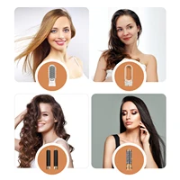 Peigne à air chaud 5-en-1 pour coiffeur, fer à boucler automatique, peigne lissant, sèche-cheveux, cadeau de vacances 4