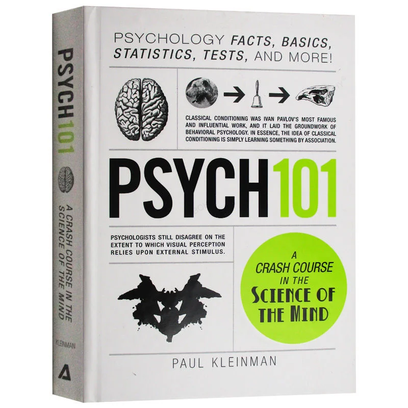 

Psych 101 By Paul Kleinman Psychology Facts Basics Statistics A Crash Couse In The Science of The Mind PSYCH101 Book