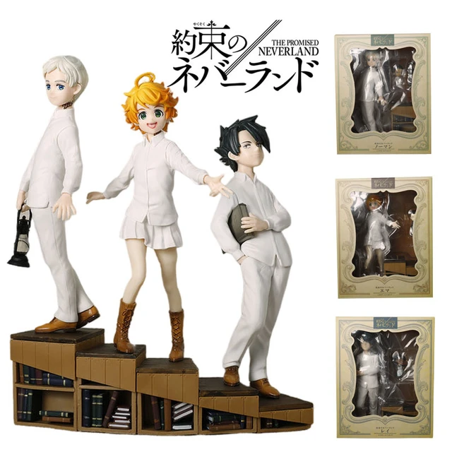 2021 Anime The Promised Neverland Emma Norman Ray Figure Character Decor  Student Cosplay Stand Model Plate Cartoon Desktop Toy - Costumes Badge -  AliExpress