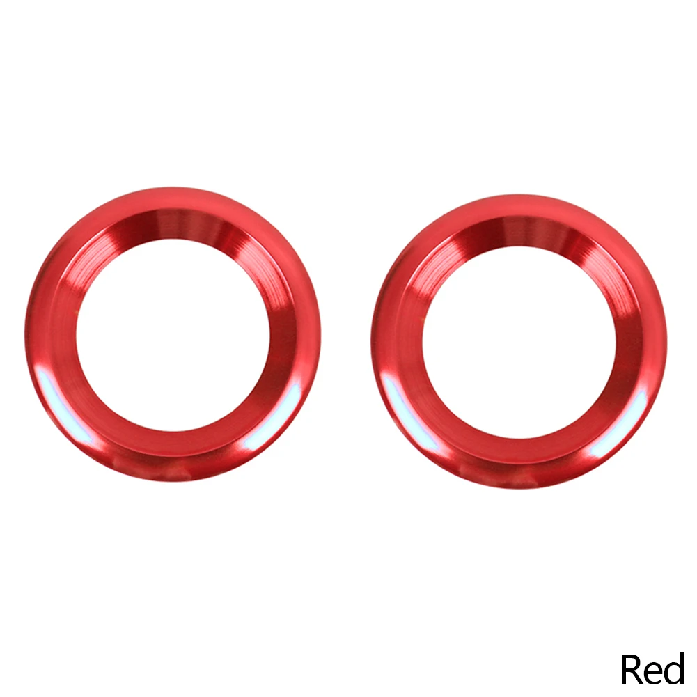 2 pz/set sostuzione AC clima Control Ring manopola Trim Cover per Honda Civic 2016 - 2019 Red aluminium Car Decor accessori per auto  34
