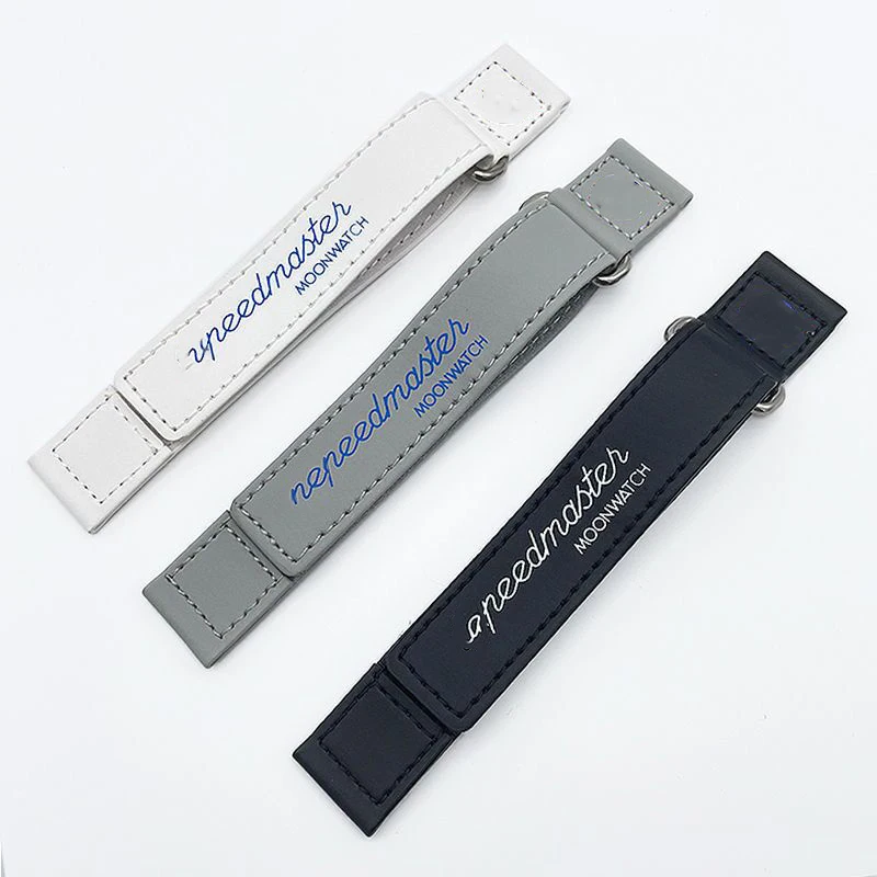 Fabric watch Straps for Omega X S-watch MoonS-watch Speedmaster Hook and Loop Nylon Leather Bands 20mm Watch Bracelet with logo