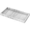 Bathroom Vanity Tray Kitchen Living Dresser Key Cosmetics Ring Storage (marble - Random Texture) Silicone Desk 2