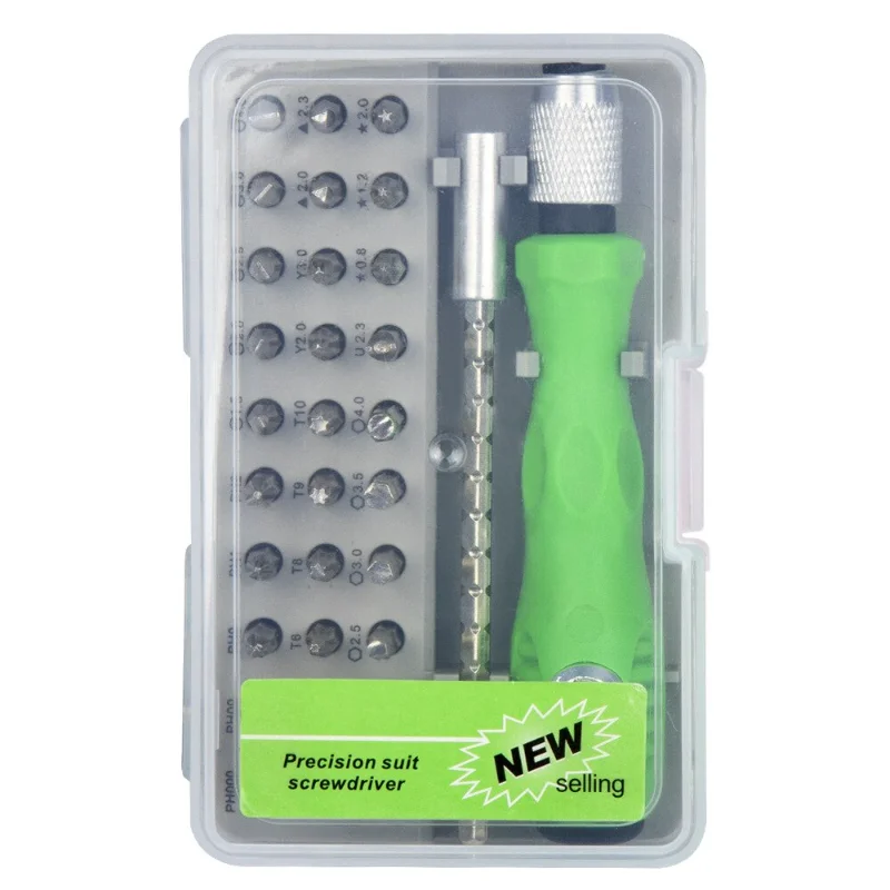 

Tool Repair 32 In 1 Screwdriver Set Precision Mini Magnetic Screwdriver Bits Kit Phone Mobile IPad Camera Maintenance