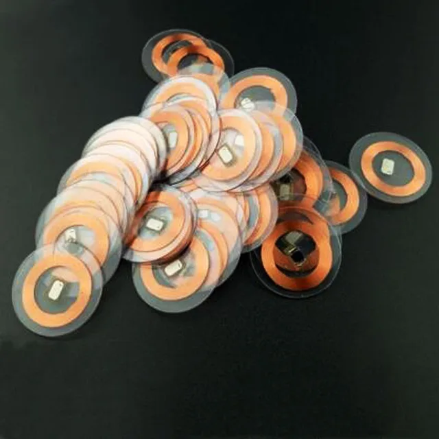 125KHz ID T5577 Writable Rewritable Copper Coil Transparent Coin Card Key RFID Proximity EM4305 Access Control Copy Clone 3