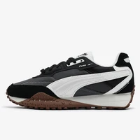 PUMA Blktop Rider Neo Vintage Unisex Chaussures décontractées basses confortables à semelle épaisse et durables Noir/Gris/Blanc 393151-06 2