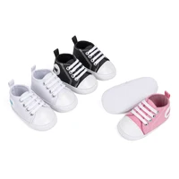 Baby Canvas Sneakers Classic Stripes Casual Baby Boy Girl Shoes Anti-slip Soft First Walkers Infant Baby Unisex Shoes 2
