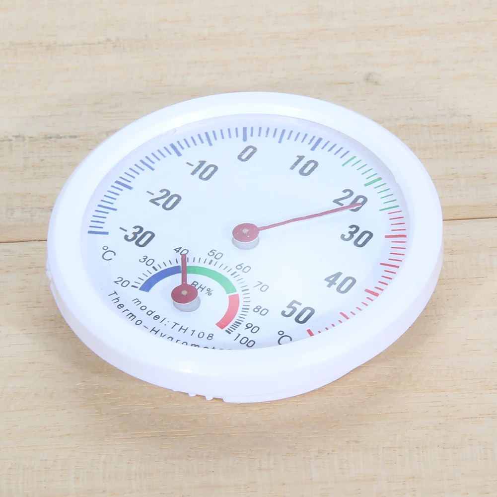 Mini Bell-Shaped Analog Thermometer & Hygrometer - Easy-to-Read Humidity Gauge