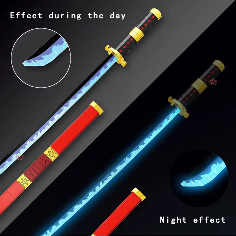 Buy 936 Pieces Zoro Building Blocks Swords - 38.8 inch Enma Katana Model  Building Bricks Sets with Scabbard and Bracket, One Anime Cosplay Model  Decor Piece Online at Low Prices in India 