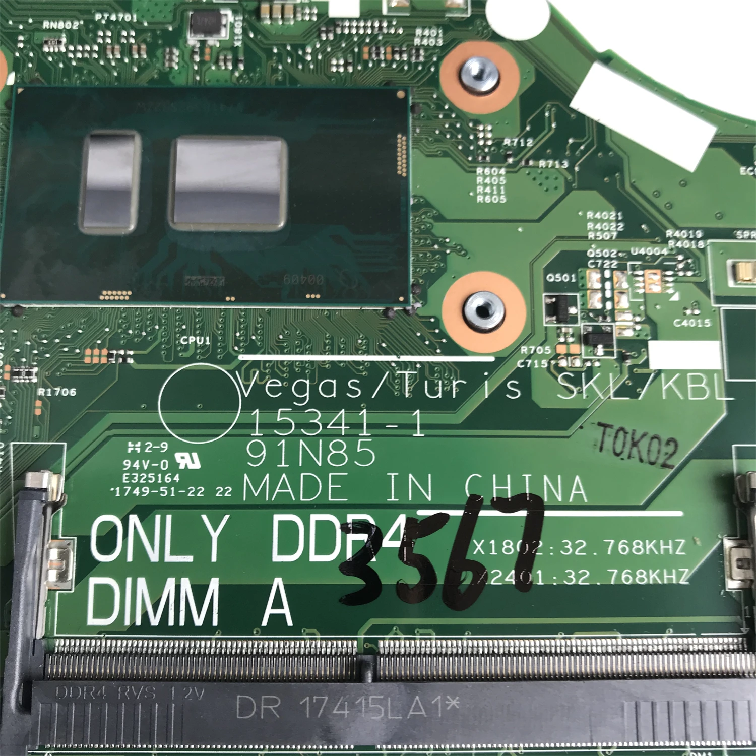 15341-14 3467 15 1 Mainboard Para dell