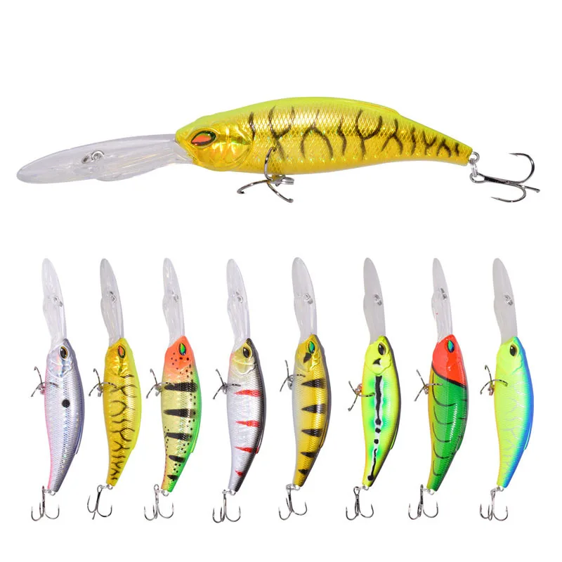 

1Pcs Crank Fishing Lure Bait Wobbler 17.5g 85mm Minnow Isca Artificial Lures Crankbait Leurre de Bass Pike Trolling Pesca Tackle