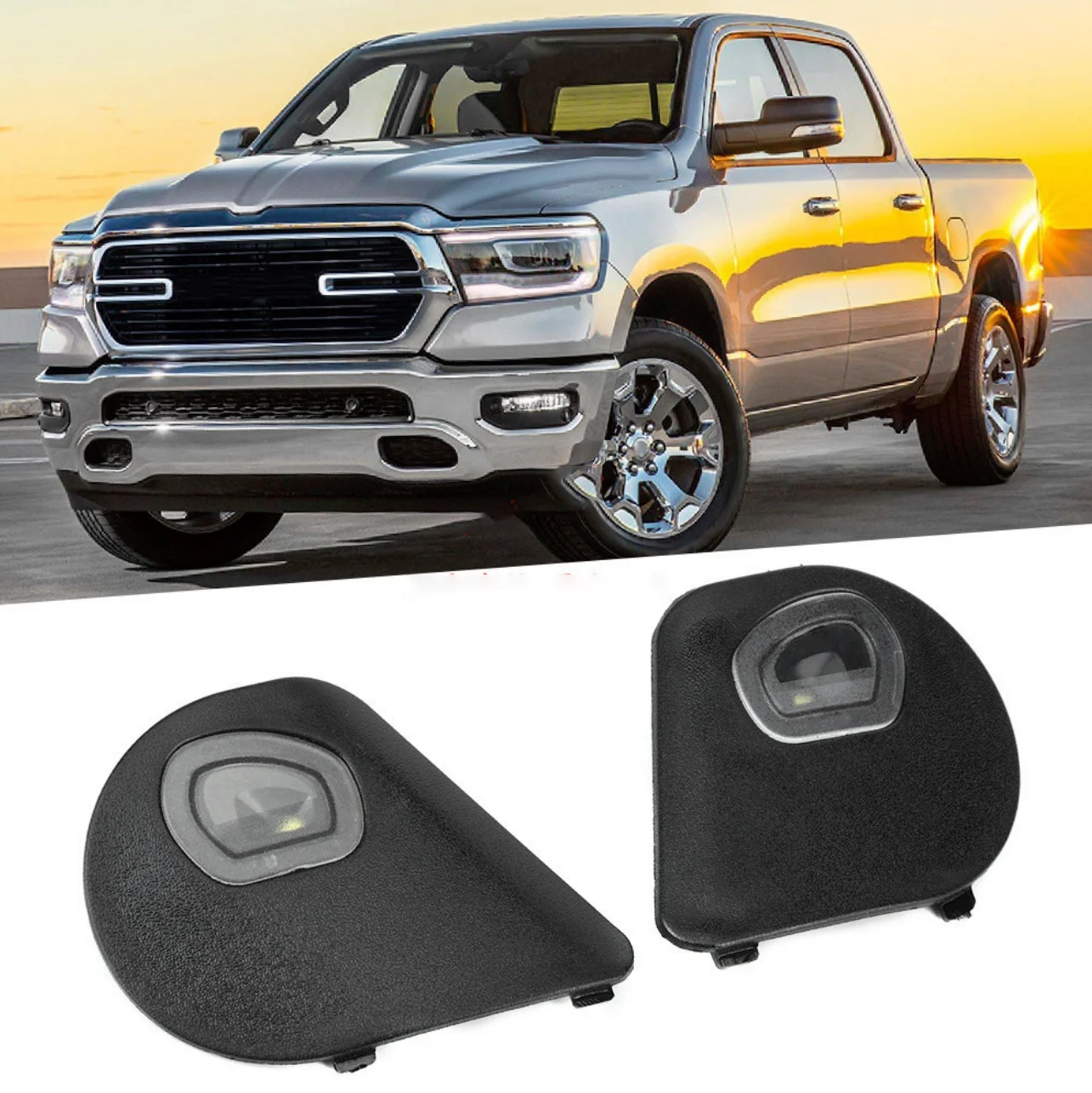 

LED Reversing mirror bottom shell rear-view mirror lower shell with lamp For Dodge Ram 1500 2500