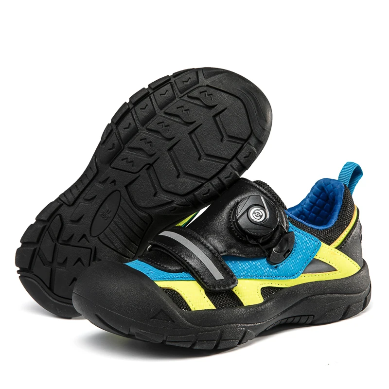 Outdoor Children's Sports Shoes Skating Training Shoes Professional Motorcycle Bicycle Balance Bike Riding Shoes Rubber Soles